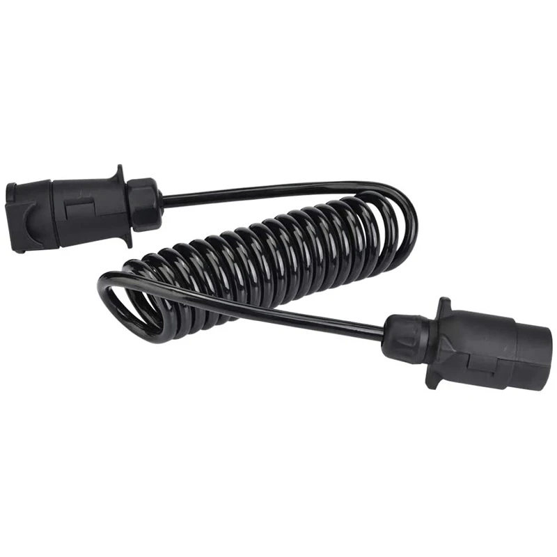 Cablagem do Reboque Pinos com Cabo da Mola Cabo de Extensão Conectores da Caravana Acessórios do Carro 7-tomada da Tomada do Reboque de 13 12 v 2 m 12 Peças e acessórios RV