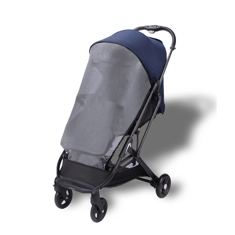 Светильник для детской коляски с 12 подарками, светильник для детской коляски, обновленная детская коляска Yoyaplus для новорожденных - Цвет: Black Frame Blue