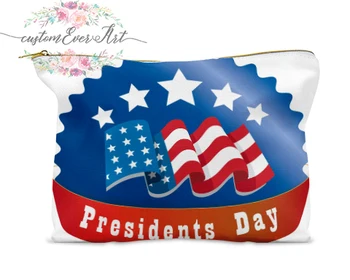 

Presidents Day cosmetic bag Cosmetic Case Cosmetic pouch makeup bag cute travel bag for women gift