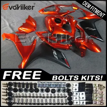 

Custom motorcycle fairing for YZF-R1 2007-2008 ABS plastic motorcycle hull Injection mold orange+Gifts