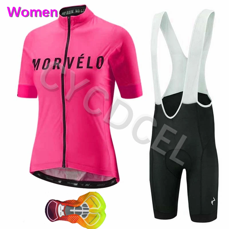 Morvelo одежда для велоспорта Pro Team Road MTB Bike Racing одежда быстросохнущая Женская одежда для велоспорта - Цвет: Cycling set 11
