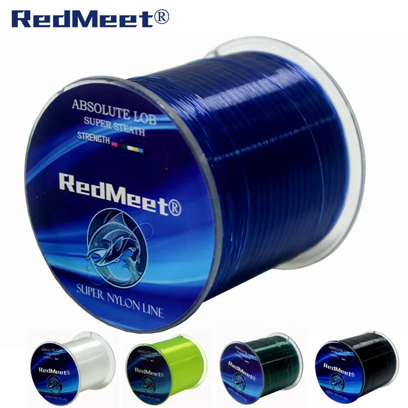 RedMeet 1 шт. супер сильная 5-30LB японская Моноволокно нейлоновая леска 500 м 0,168 мм-0,5 мм 2-13 кг