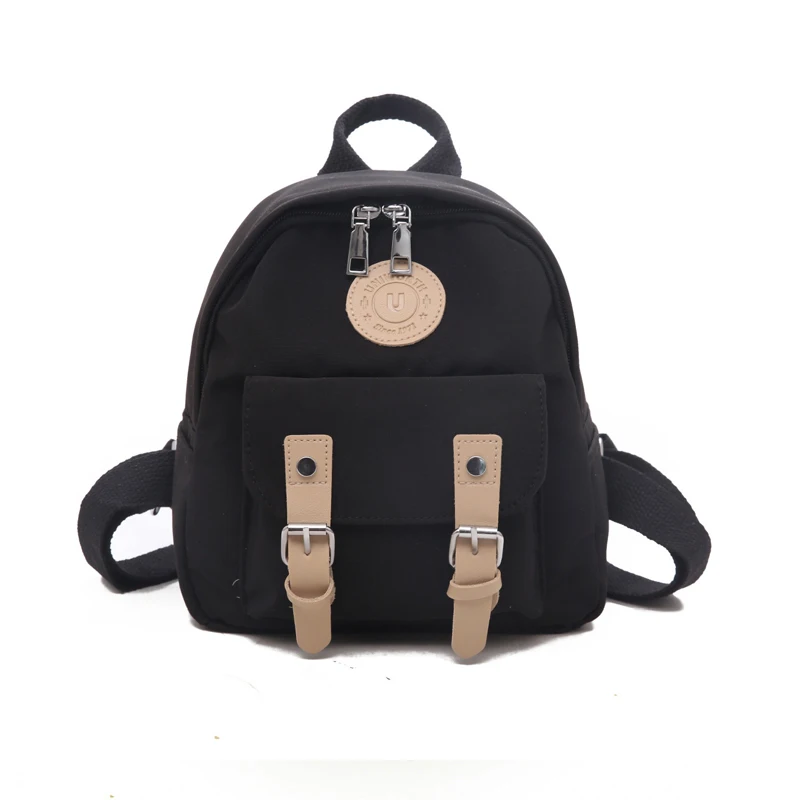 Модный женский рюкзак, Оксфорд, сумка на плечо, на молнии, многофункциональный рюкзак, женский, школьный, для путешествий, высокое качество, сумки, Mochilas - Цвет: Черный