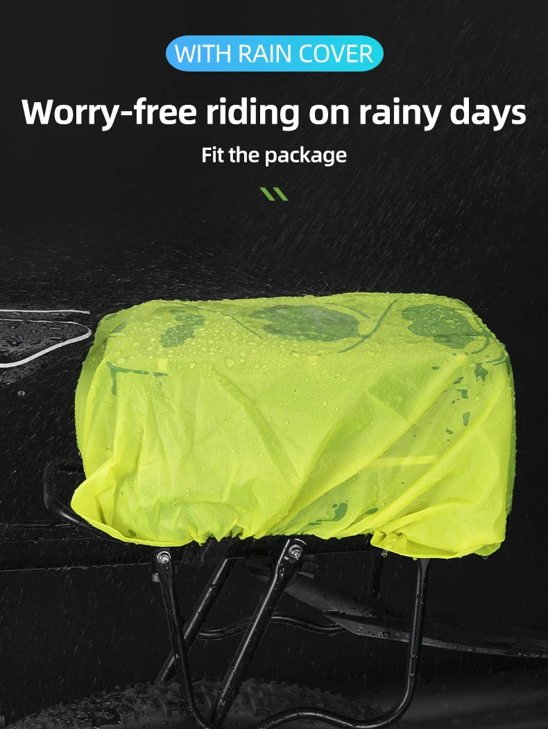 Bicycle Rear Seat Bag Bicycle Rear Bags Waterproof Cycling Travel Trunk Bag Seat