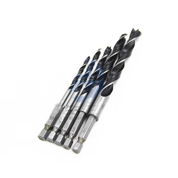

Hexagonal Handle Woodworking Drill Woodworking Punching Tool Kit 4mm-10mm Woodworking High Carbon Steel Reaming Tool Set of 5