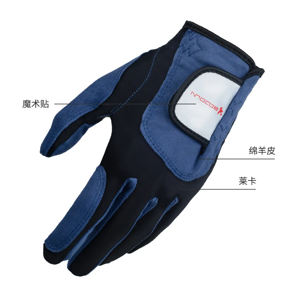 Boodun/Burton Golf/перчатки для гольфа/перчатки из натуральной овечьей кожи синий/мужские