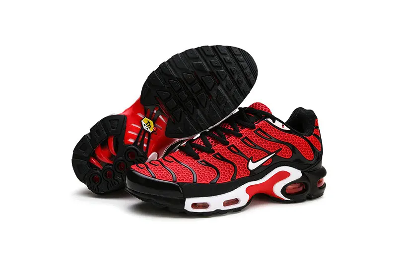 NIKE AIR MAX PLUS TN дышащая Спортивная обувь для мужчин на шнуровке на платформе из материала KPU для тенниса 40-45