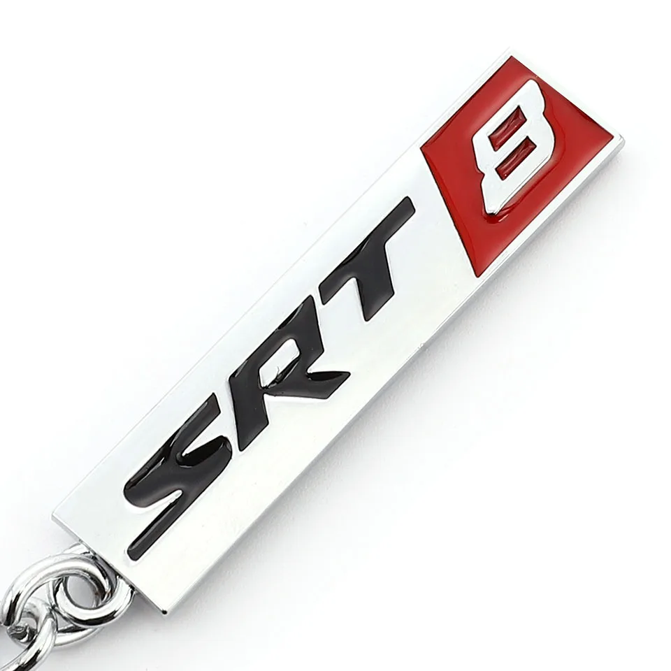 Автомобильный брелок для ключей SRT8 SRT 8 Dodge Charger Chrysler Jeep Grand Cherokee Wrangler Стайлинг