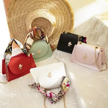 

Ladies Fashion Handbags Shoulder Purse Women Crossbody Leather Tote Designer Bag Gold Chain Faux Leather Cross Body Bag