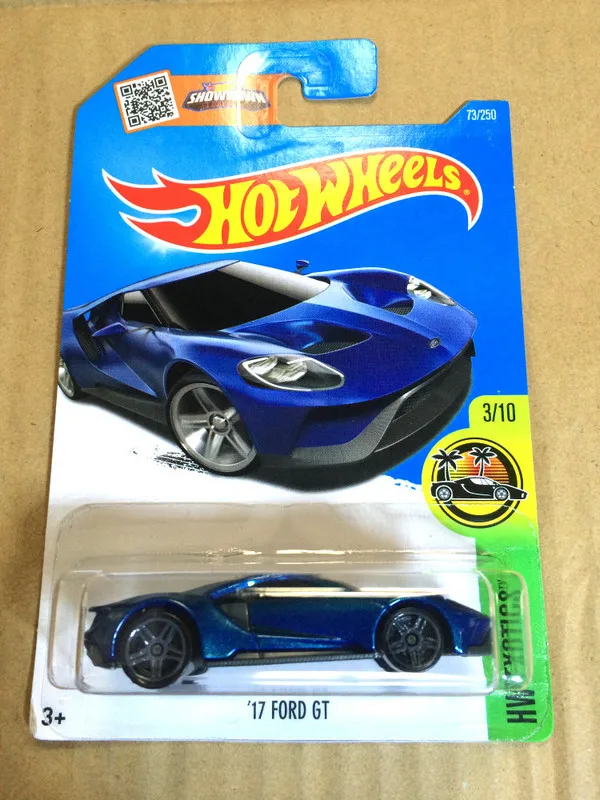 2016 Hot Wheels 17 FORD GT 73/250 Exotics LOOSE Blue