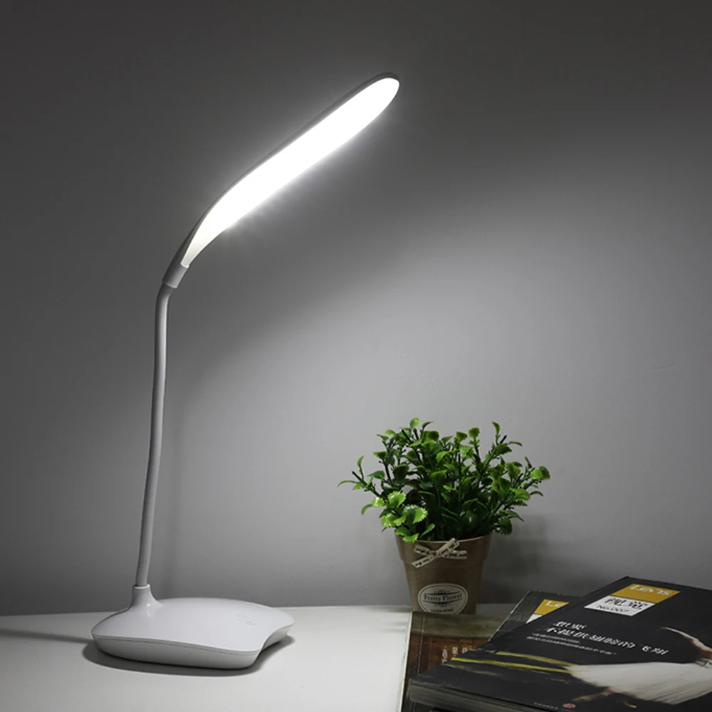  Becostar LED Desks Lamp 7W USB Rechargeable Table Lamp 3 Modes Dimmable LED Desk Lamps Eye protecti