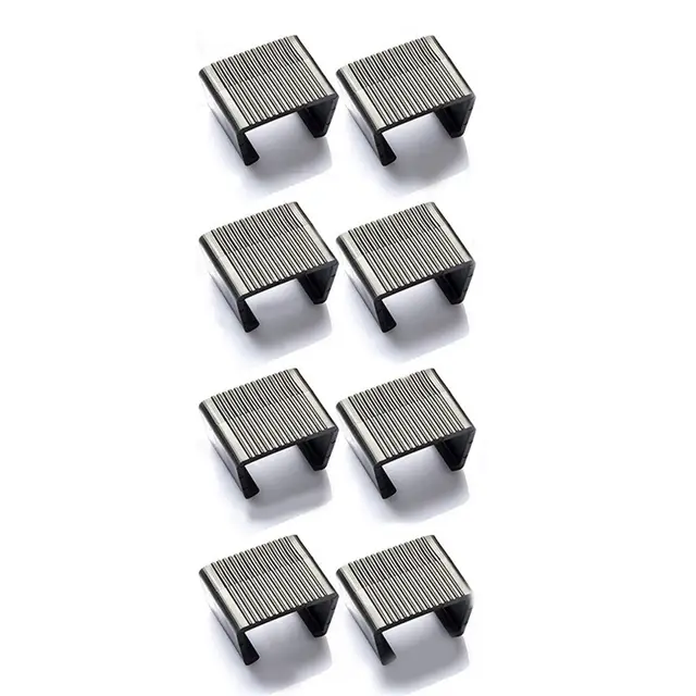 8PCS Outdoor Patio Wicker Furniture Clips Sectional Sofa Rattan