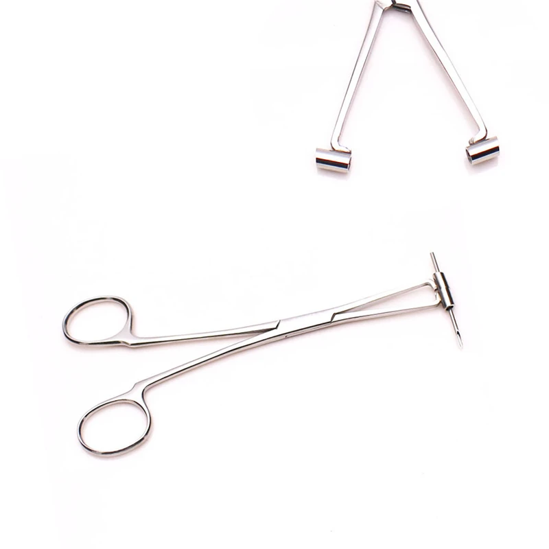 Плоскогубцы для пирсинга инструмент пупка или носа губчатые пинцеты