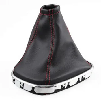 

Black red line Car Gear Shift Stick Gaiter Boot PU Leather Dust-proof Cover for Chevrolet Cruze 2008-2012 Car Styling