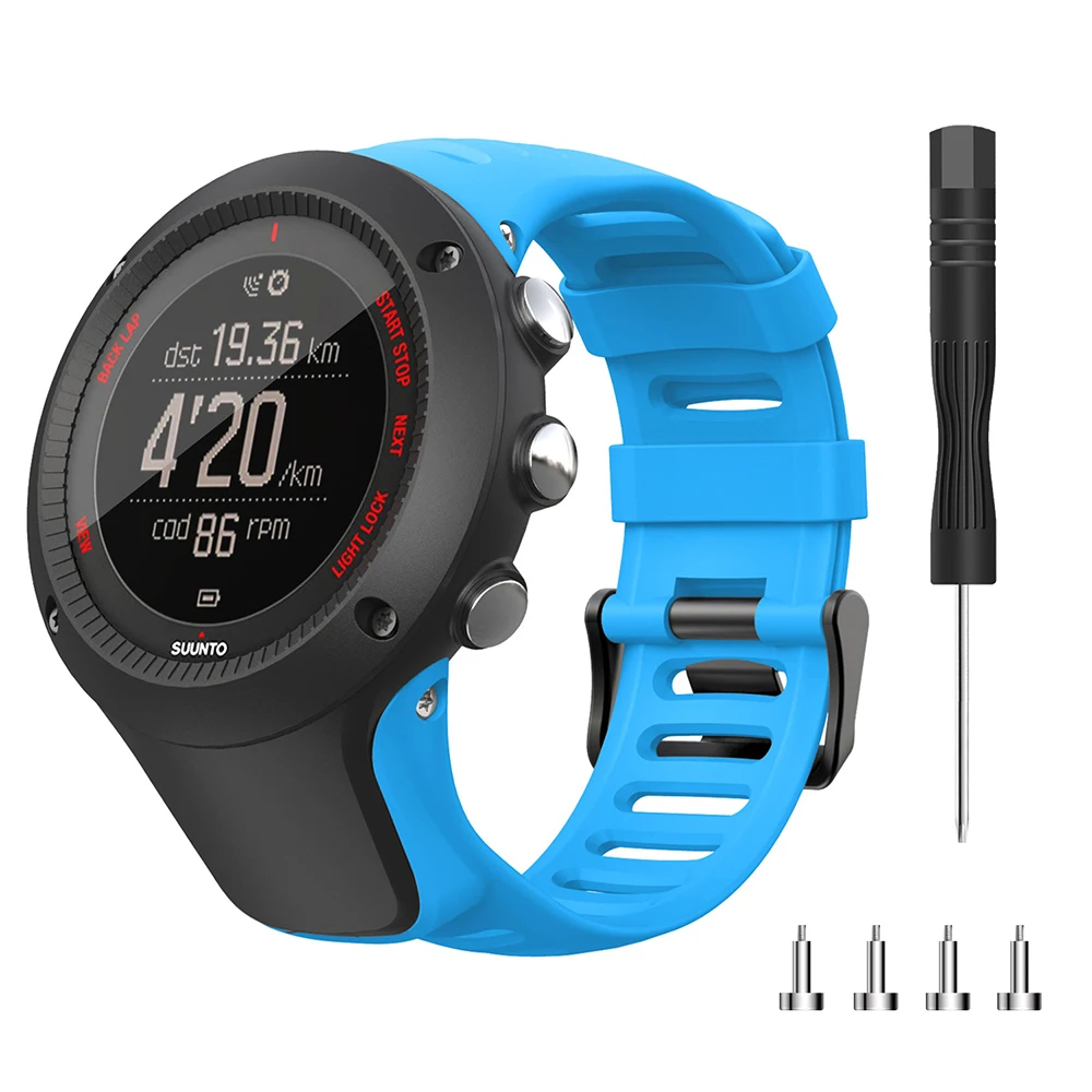 Durable 24mm Silicone Replacement Strap