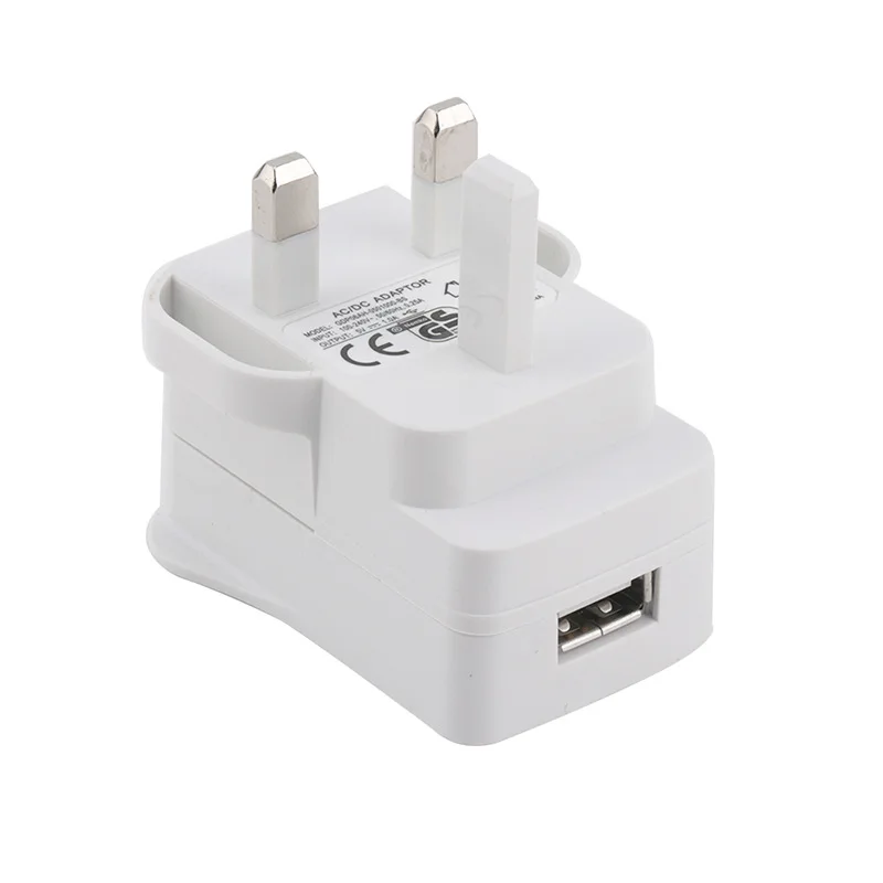 EU/UE/US/AU/вилка стандарта Великобритании для USB зарядное устройство quick charge 5V 1A для фары фара фонарик подсветка-фонарь зарядное устройство лампы - Цвет: UK Plug
