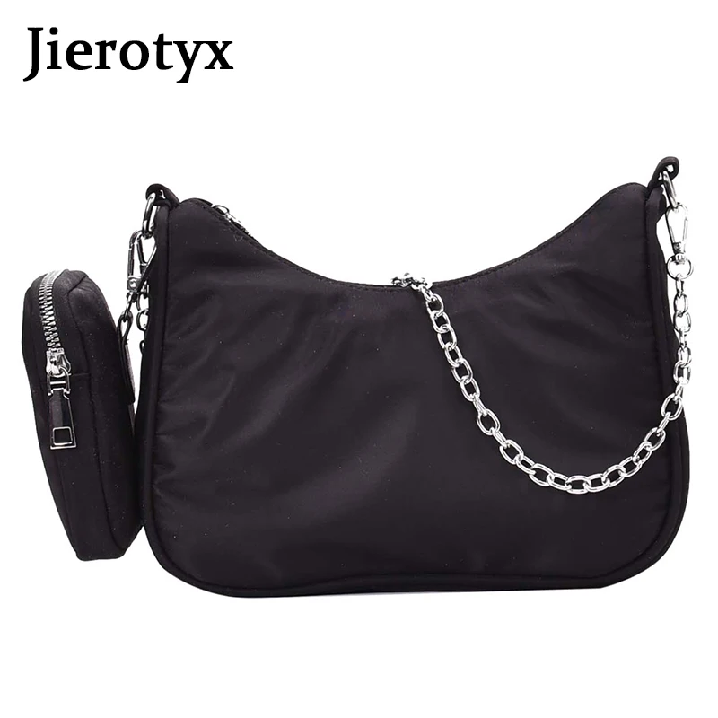 JIEROTYX популярная Повседневная модная женская маленькая сумка через плечо из искусственной кожи на цепочке для женщин новые трендовые сумки джокер