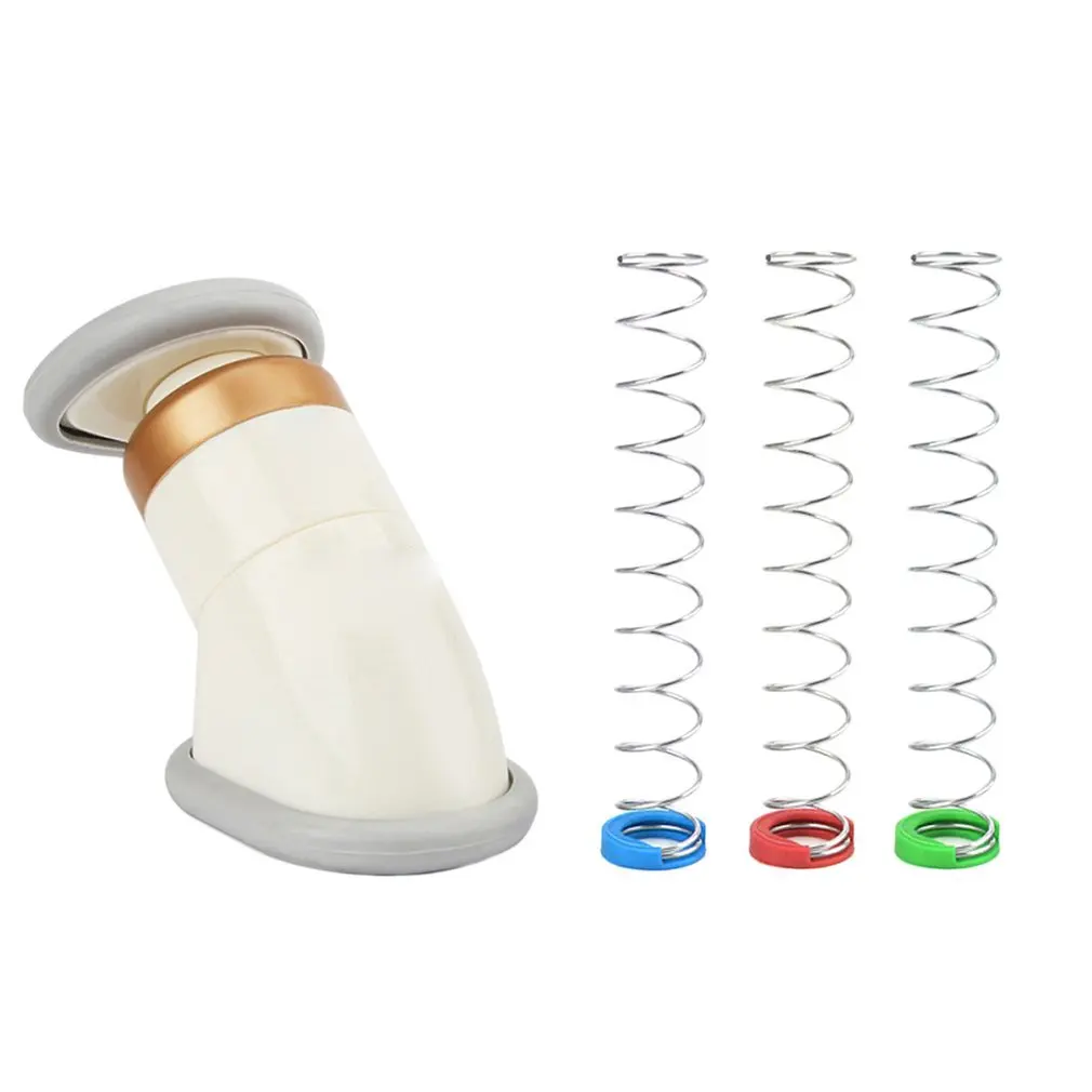 

Proffesional Portable Thin Axunge in Chin Massager Neck Slimming Chin Trainer with Three Springs Fabric Bags Packing