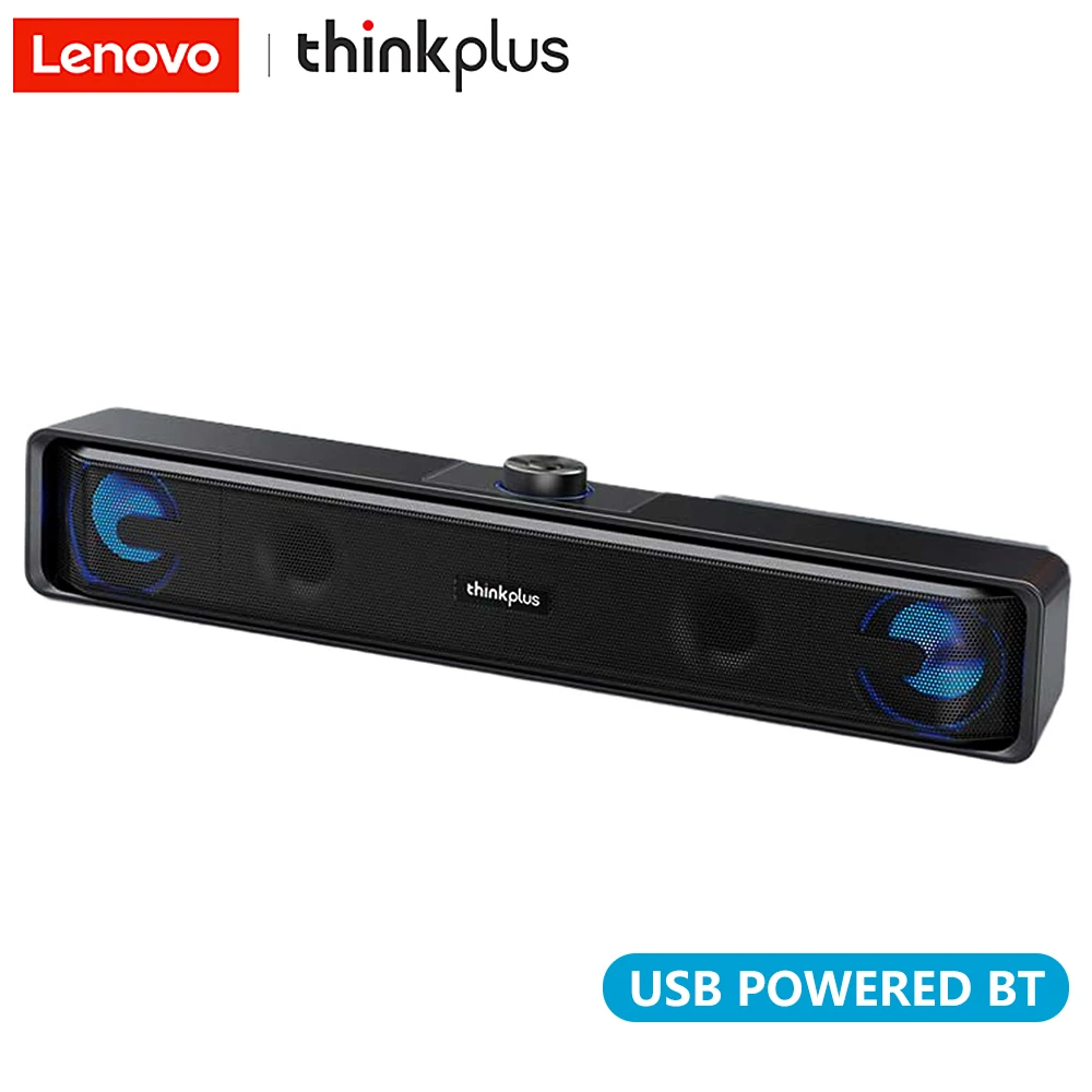 Lenovo TS32 USB Powered Speaker BT5.0 AUX-in Dual Connection Modes 360潞 Stereo Sound Dual Speakers Deep Bass Wired Home Speaker - ANKUX Tech Co., Ltd