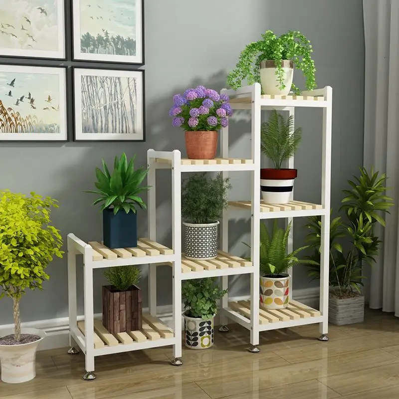 Madera Flores стол деревянные полки для Repisa Estante Para Plantas Крытый Stojak Na Kwiaty завод стеллаж балкон полка цветок стенд