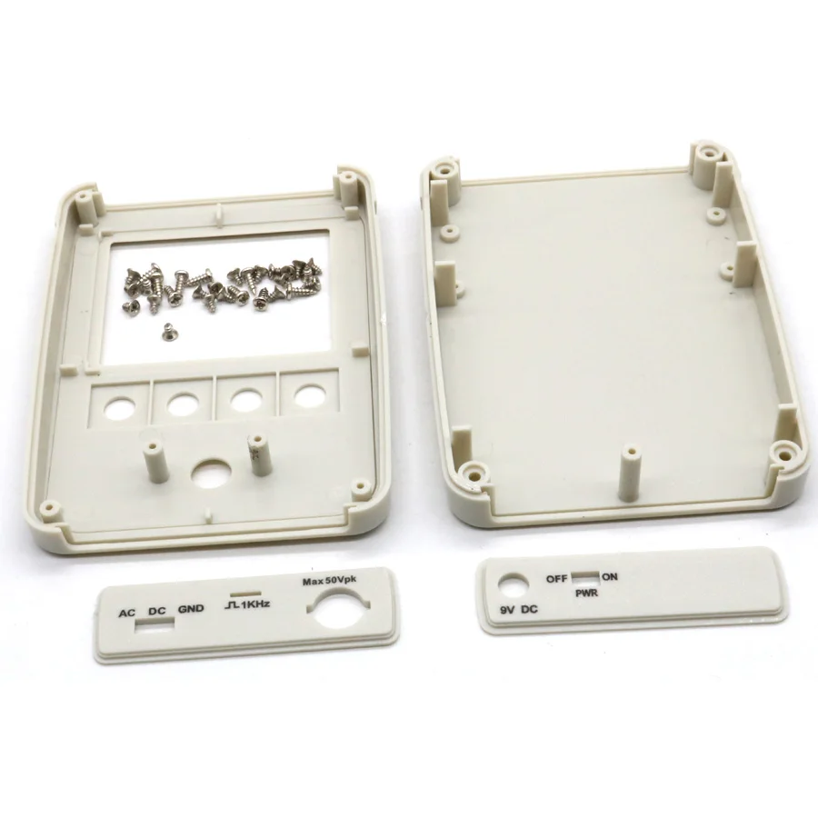 Цифровой осциллограф DIY Kit с Чехол полностью распаянный электронный Обучающий набор 1MSa/s 0-200 кГц 2," TFT карманный размер