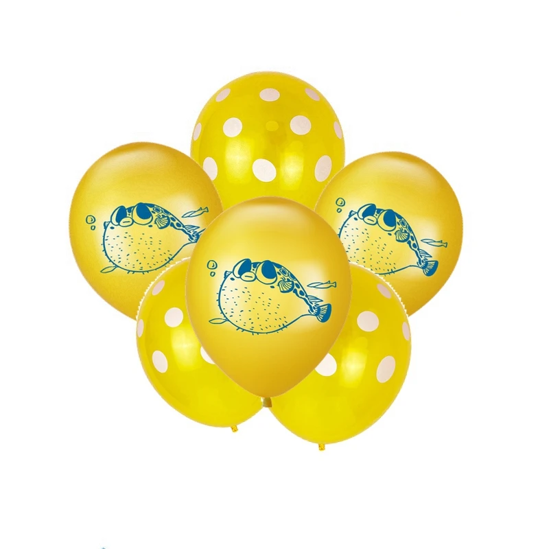 Набор латексных воздушных шаров 12 дюймов в морском стиле набор с конфетти