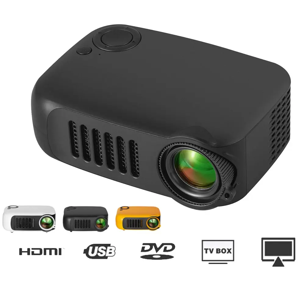 Мини портативный карманный проектор HD 1080P кино видео проекторы Домашний кинотеатр HDMI развлечения Проекция черный