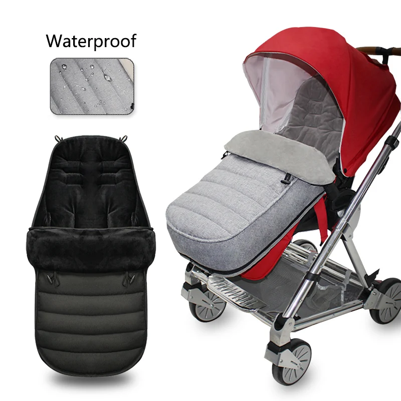 Baby Stroller Sleeping Bag Infant Winter Footmuff Sleepsack Newborn Wheelchair Waterproof Windproof Footcover | Мать и ребенок