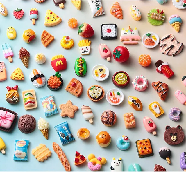 New Miniature Dollhouse Supermarket food Snacks ice cream, wink drink for blyth barbies ob11 bjd Doll Decor Accessories 2