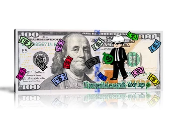 

HD Print Alec Monopoly Oil Painting Home Decor Wall Art on Canvas Mi prosperidad Canvas Printings Canvas Painting