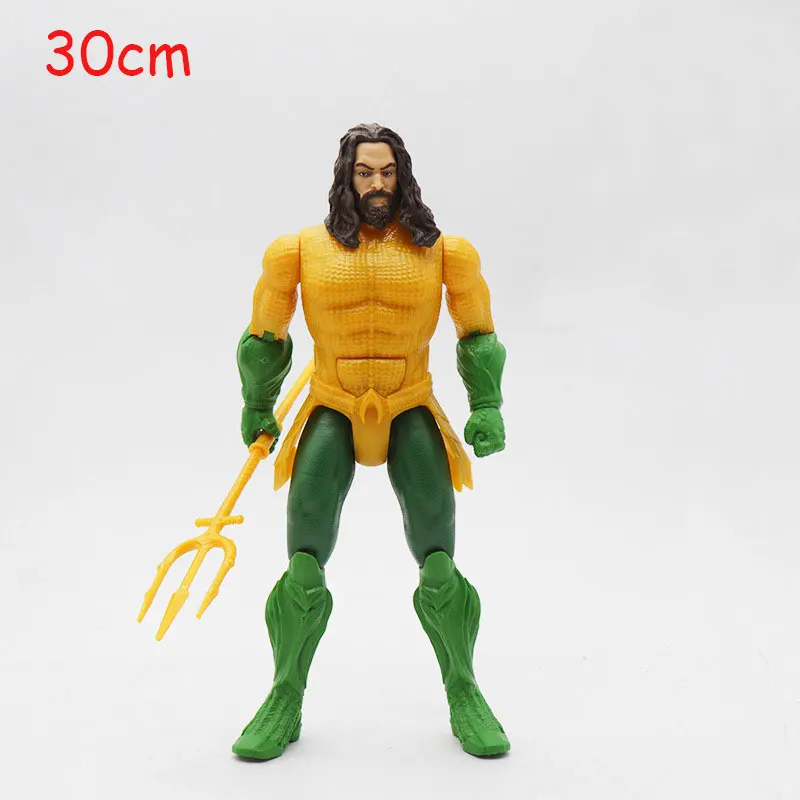 aquaman no box Marvel игрушки Мстители 4 фигурка супергероя Железный человек Халк Капитан Америка Тор человек паук Супермен модель игрушки - Цвет: aquaman no box