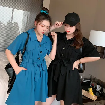 

Large Size WOMEN'S Overall 2020 Summer New Style Fashion Bib Overall Fat mm Korean-style Versatile Slimming Piece Pants Fashion