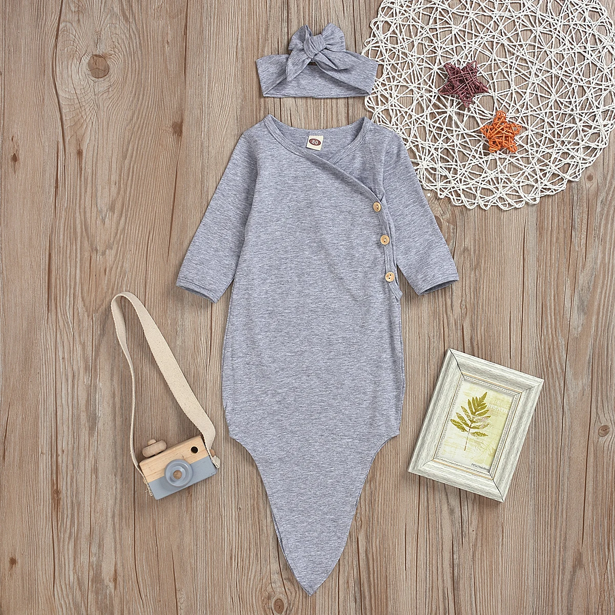 Повседневный хлопковый спальный мешок для новорожденных и маленьких мальчиков и девочек от 0 до 6 месяцев, элегантные головные уборы, Милая одежда для сна