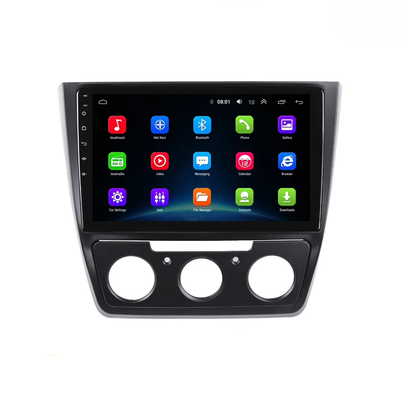 Discount 10.1" 2G RAM 32G ROM Android Car DVD Video Player GPS For Skoda Yeti 2011-2017 audio car radio stereo navigation headunit wifi 3