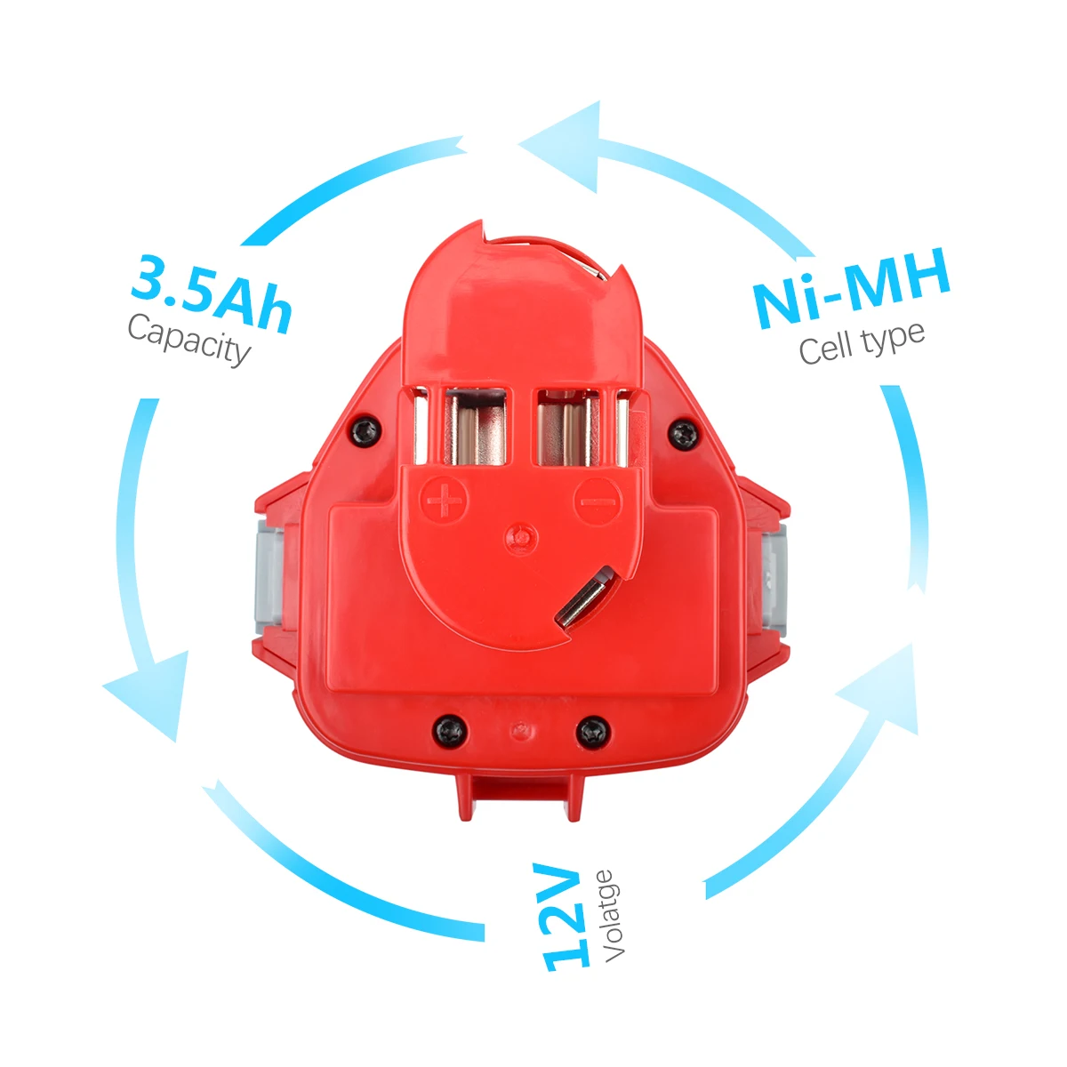 Turpow 3000mAh 12V Rechargeable Battery Makita 12 V PA12 6270D 6271D 6227D Power Tool 6317D 8270D batteries 4331D L50 power tool battery rechargeable lithium batteries rechargeable nickel zinc batteries rechargeable nickel metal hydride batteries