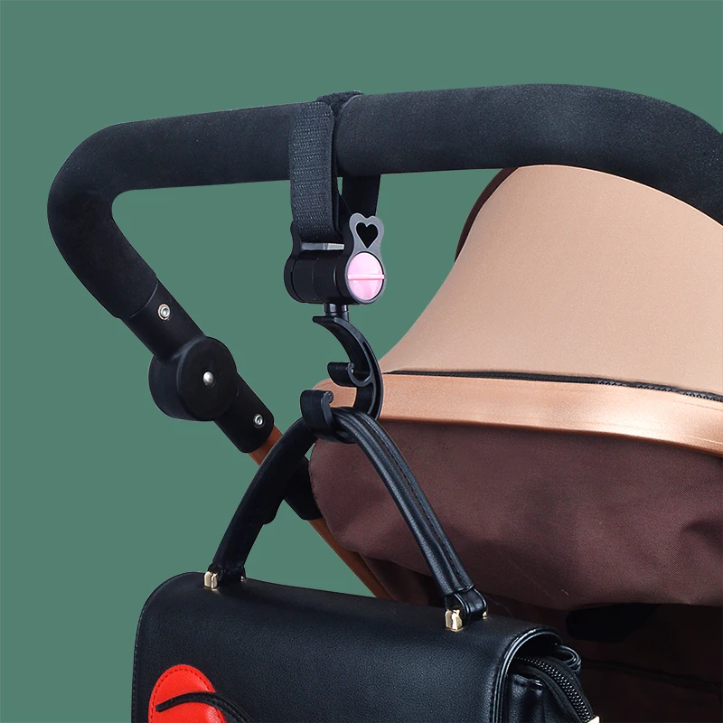 1/2pcs Baby Hanger Baby Bag Stroller Hooks Pram Rotate 360 Degree Baby Car Seat Accessories Stroller Organizer Bebes Accesorios baby stroller accessories set