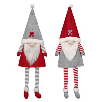 

1 Pcs Christmas Faceless Doll Small Pendant Decoration Faceless Cute Handmade Christmas Tree Decoration Ornament