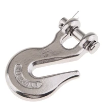 5/16 дюйма 316 скобы из нержавеющей стали, трос лебедки, крюк, быстрое соединение с цепью для подъемного прицепа лодки UTV/ATV лебедки