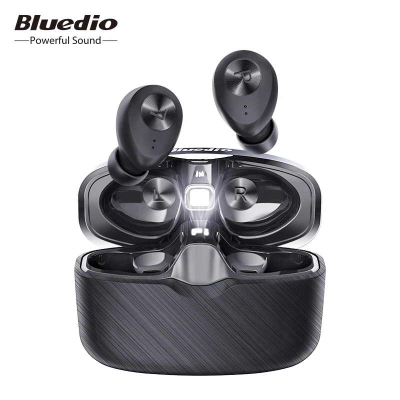 Bluedio Fi Bluetooth наушники TWS беспроводные APTX водонепроницаемые спортивные в ухо