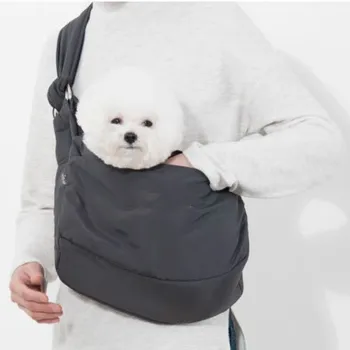 

Pet Dog Carrier Bag Outdoor Travel Dogs Cat Shoulder Bags Adjustable Breathable Hand Totes Canvas Sling Handbag Washable Pack