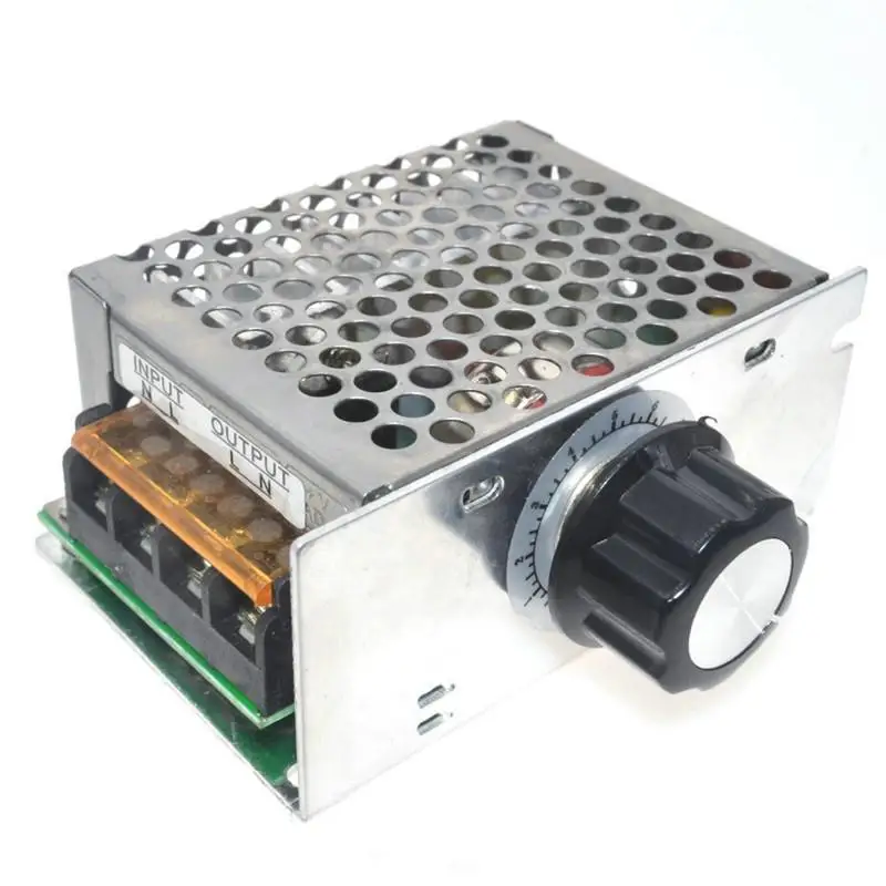 Professional 4000W 220V Voltage Regulator SCR Speed Controller Electronic Governor Thermostat BS