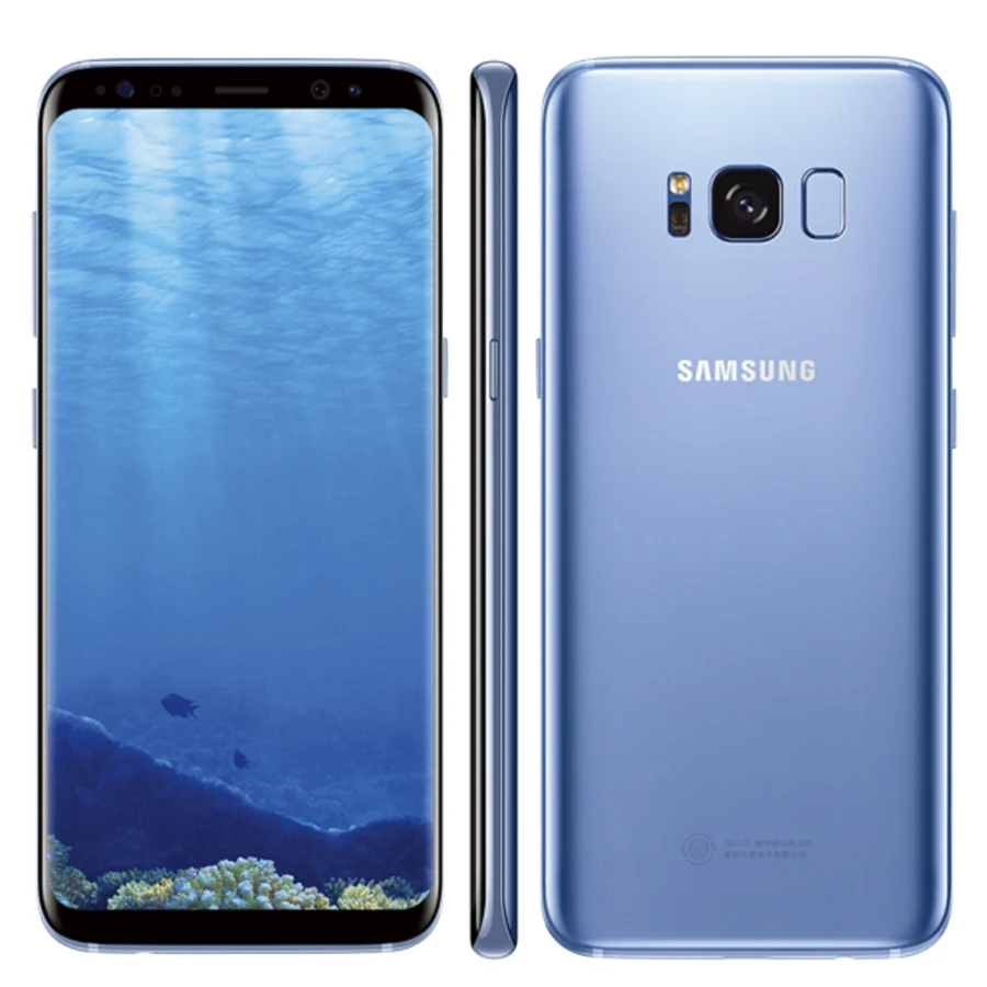 Совершенно мобильный телефон samsung Galaxy S8 G950F Exynos 8895, четыре ядра, 5,8 дюймов, 4 Гб ОЗУ, 64 Гб ПЗУ, 12 МП, 3000 мАч, Android телефон