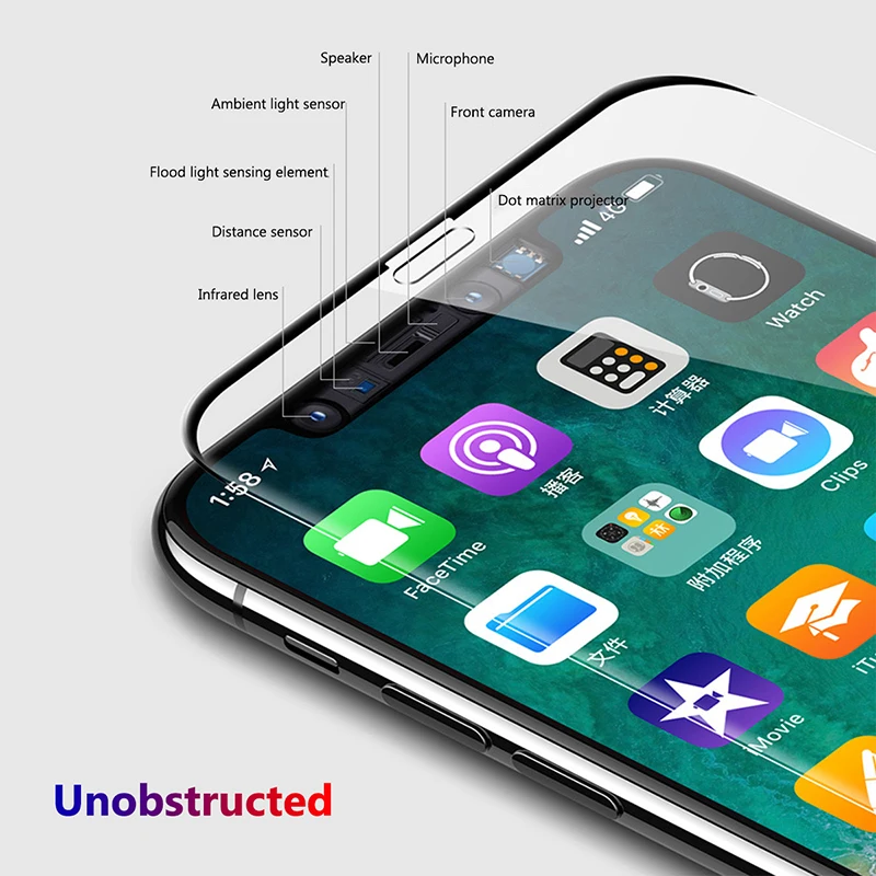Прозрачный чехол для Iphone11, чехол из закаленного стекла для Iphone Xr 11pro Xs Max X 6 7 8 Plus, защитный чехол с защитой экрана
