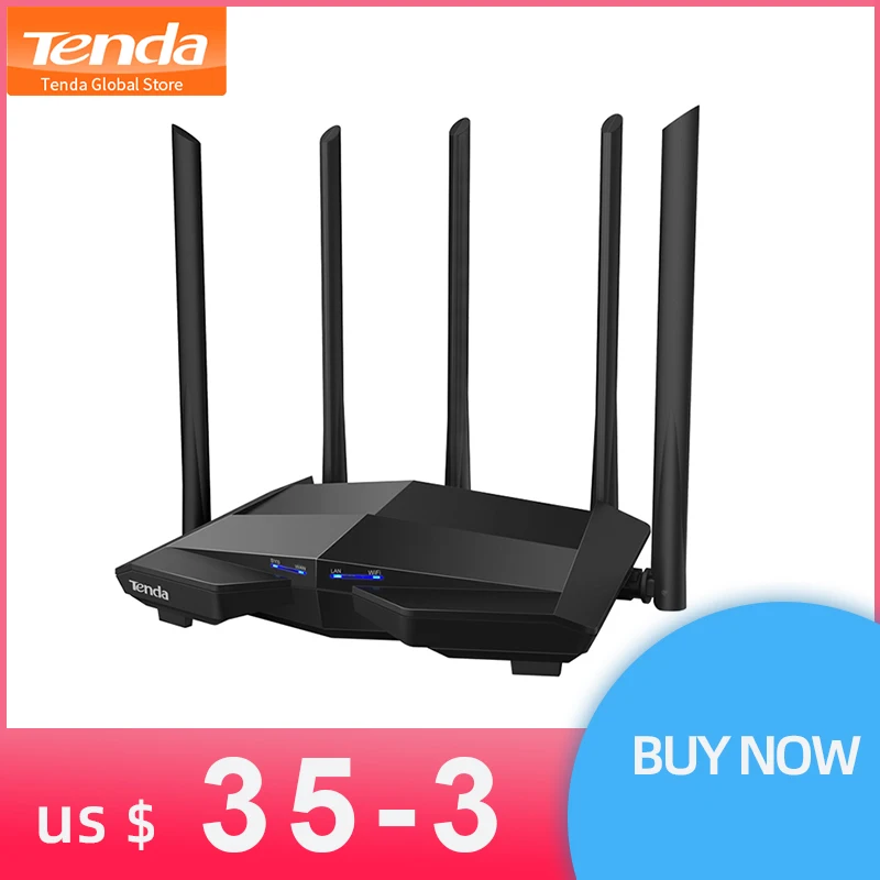 RU/ES Tenda AC11 маршрутизатор Wi Fi ретранслятор Gigabit 2 4/5G беспроводной