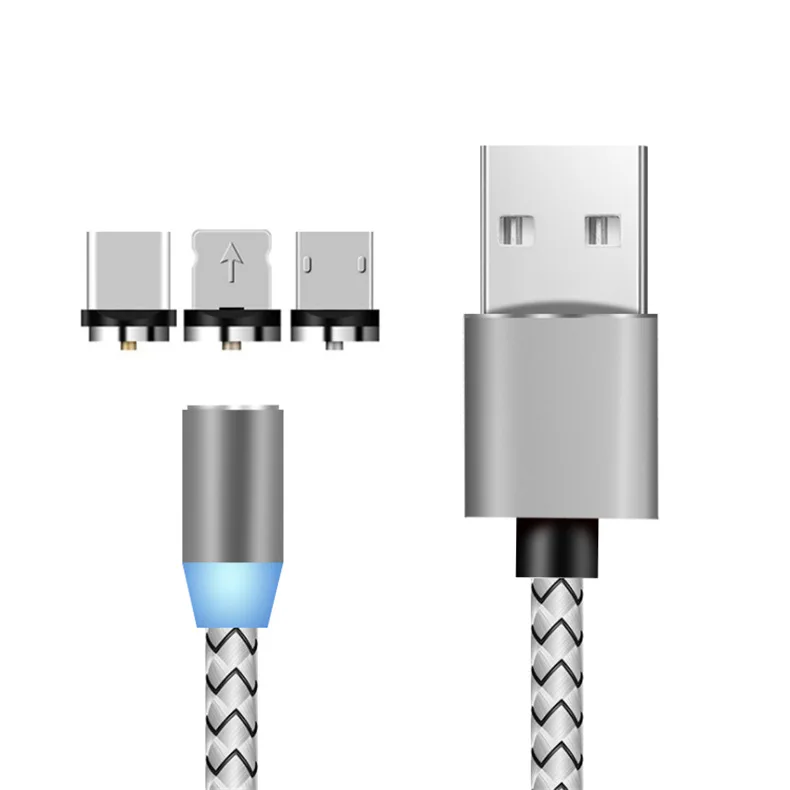 Bozhu Магнитный тип USB C type-C кабель для huawei Магнитный зарядный usb-кабель для iPhone iPad USAMS Micro USB для samsung xiaomi