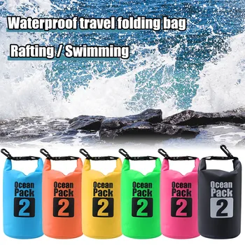 

Outdoor Waterproof Dry Sack Storage Bag Rafting Sport Travel Swimming Bags Dry Waterproof Storage Equipment Travel Bag Backpack