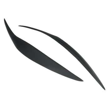 

Car Front Headlight Facelift Eyebrows Eyelids Fit for Ford Fiesta Mk7.5 2012-2017 Matte Black