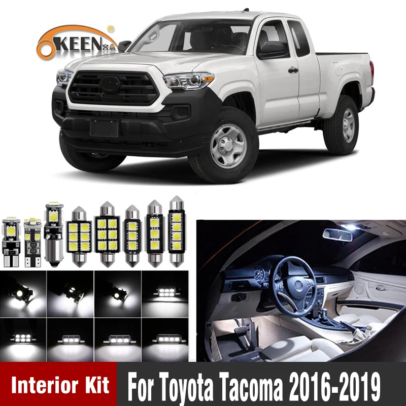10 шт. Автомобильные светодиодные лампы Canbus для Toyota Tacoma 2016 2017 2018 2019|Сигнальная