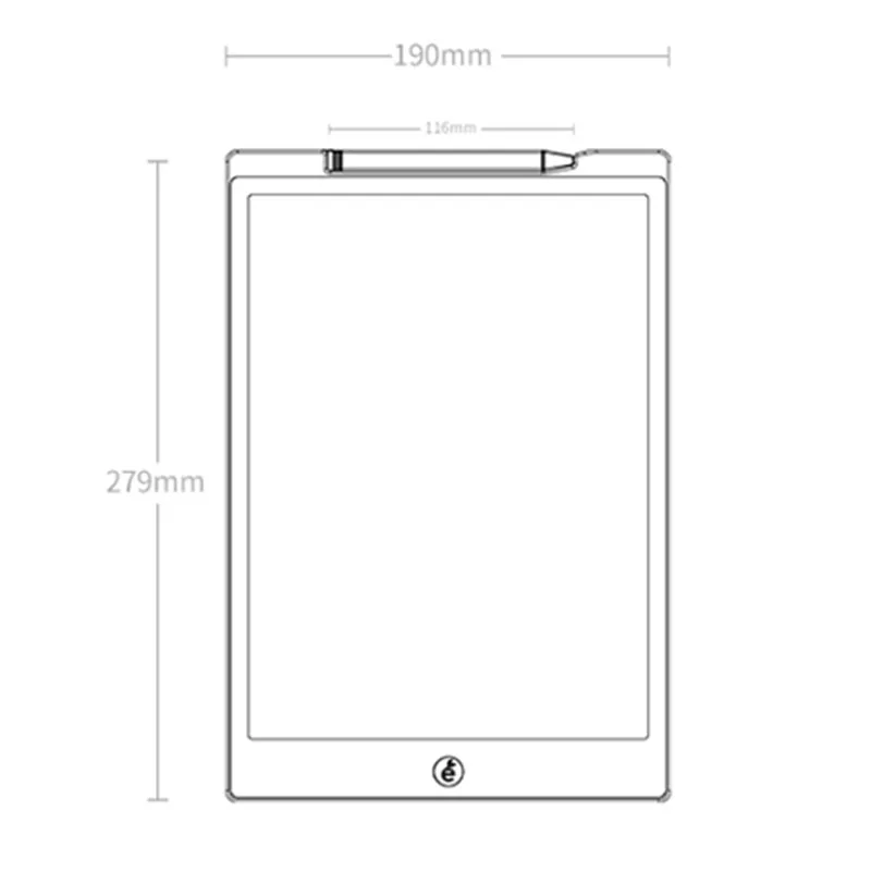 Xiaomi Wicue 12 дюймов/10 дюймов ЖК-дисплей почерк доска для письма планшет цифровой рисунок Imagine Pad расширение идея ручка для детей