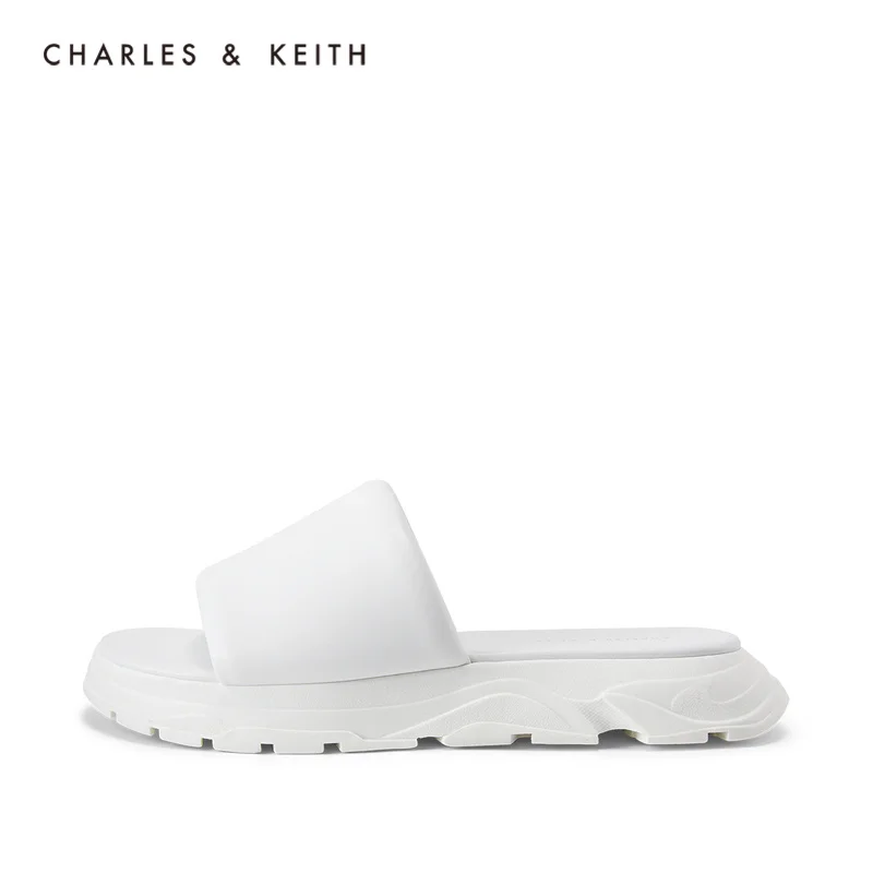 CHARLES＆KEITHNew Arrival for Spring Summer 2020 CK1-80900010 Women Platform Sandals Simple Casual Slippers | Обувь